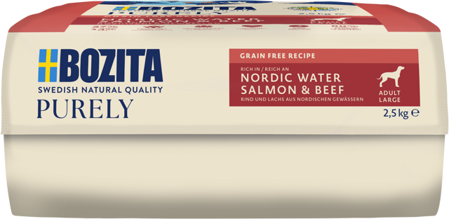 BOZITA Hunde-Trockenfutter Purely Adult Large Lachs & Rind